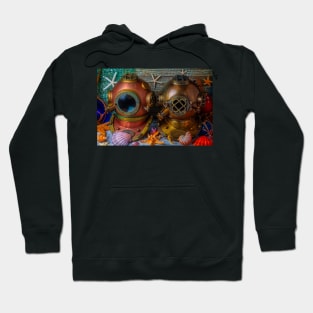 Two Diving Helmets Hoodie